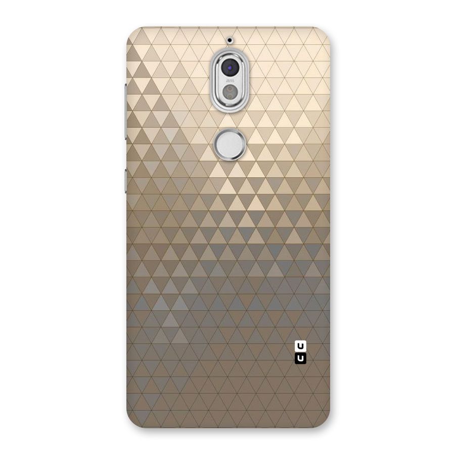 Beautiful Golden Pattern Back Case for Nokia 7