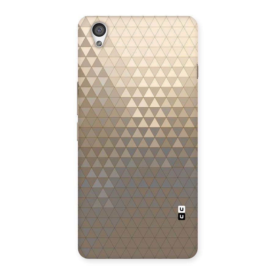 Beautiful Golden Pattern Back Case for OnePlus X