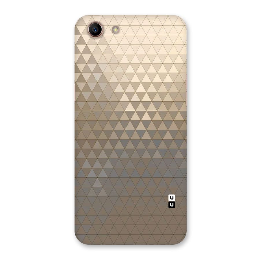 Beautiful Golden Pattern Back Case for Oppo A83 (2018)