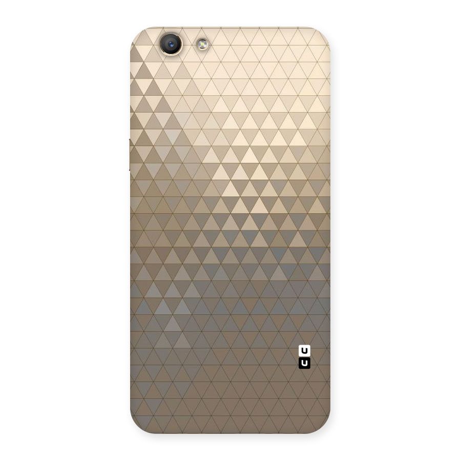 Beautiful Golden Pattern Back Case for Oppo F1s