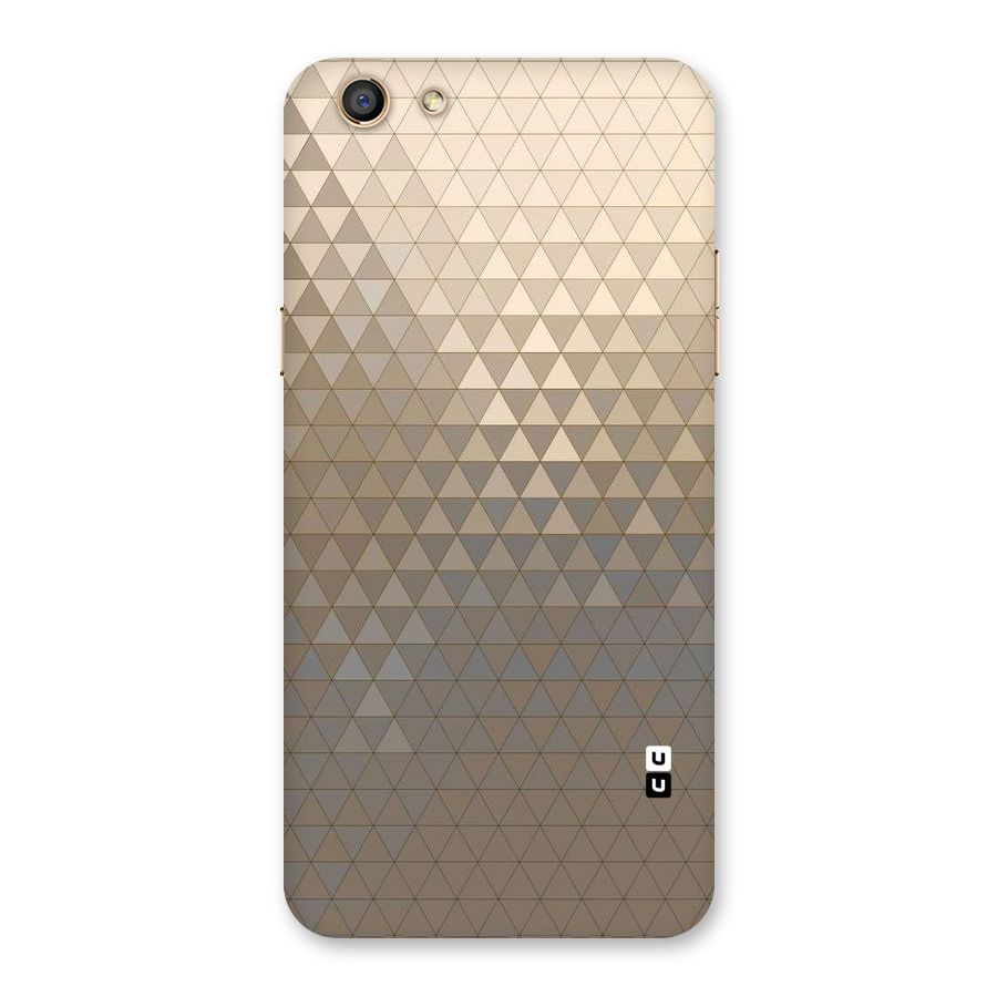 Beautiful Golden Pattern Back Case for Oppo F3