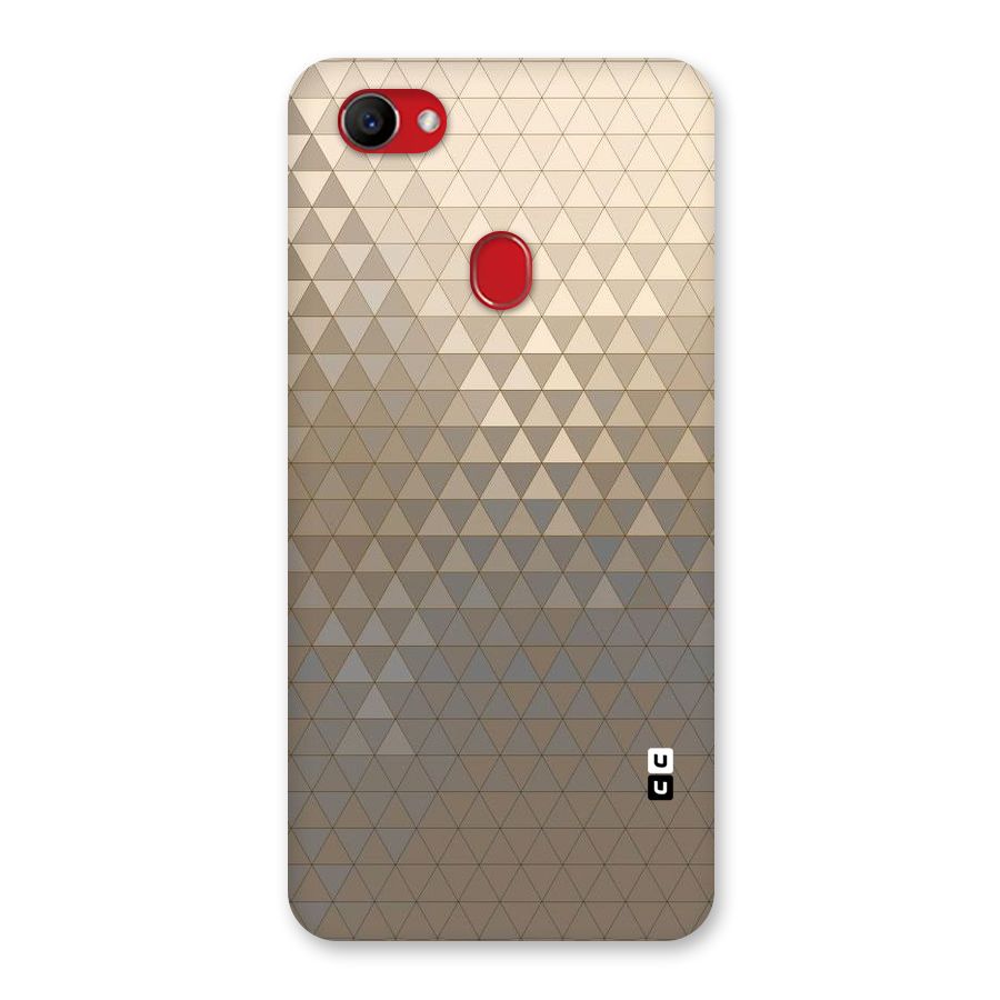 Beautiful Golden Pattern Back Case for Oppo F7