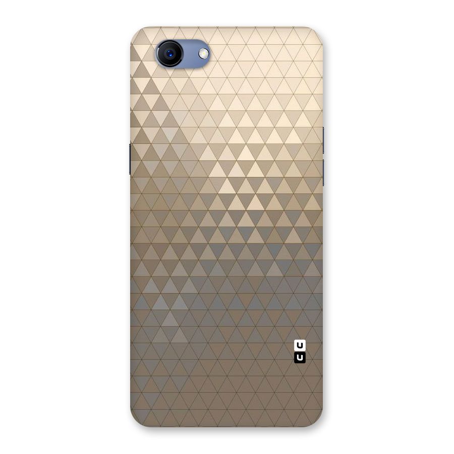 Beautiful Golden Pattern Back Case for Oppo Realme 1