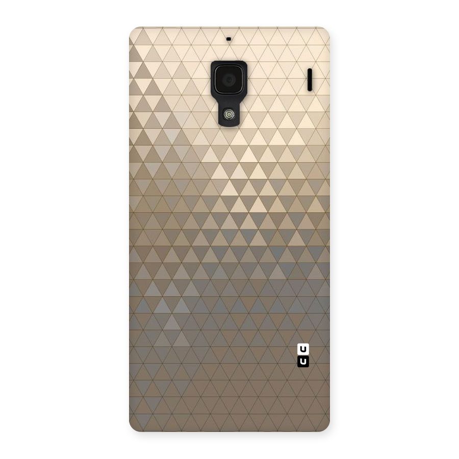 Beautiful Golden Pattern Back Case for Redmi 1S