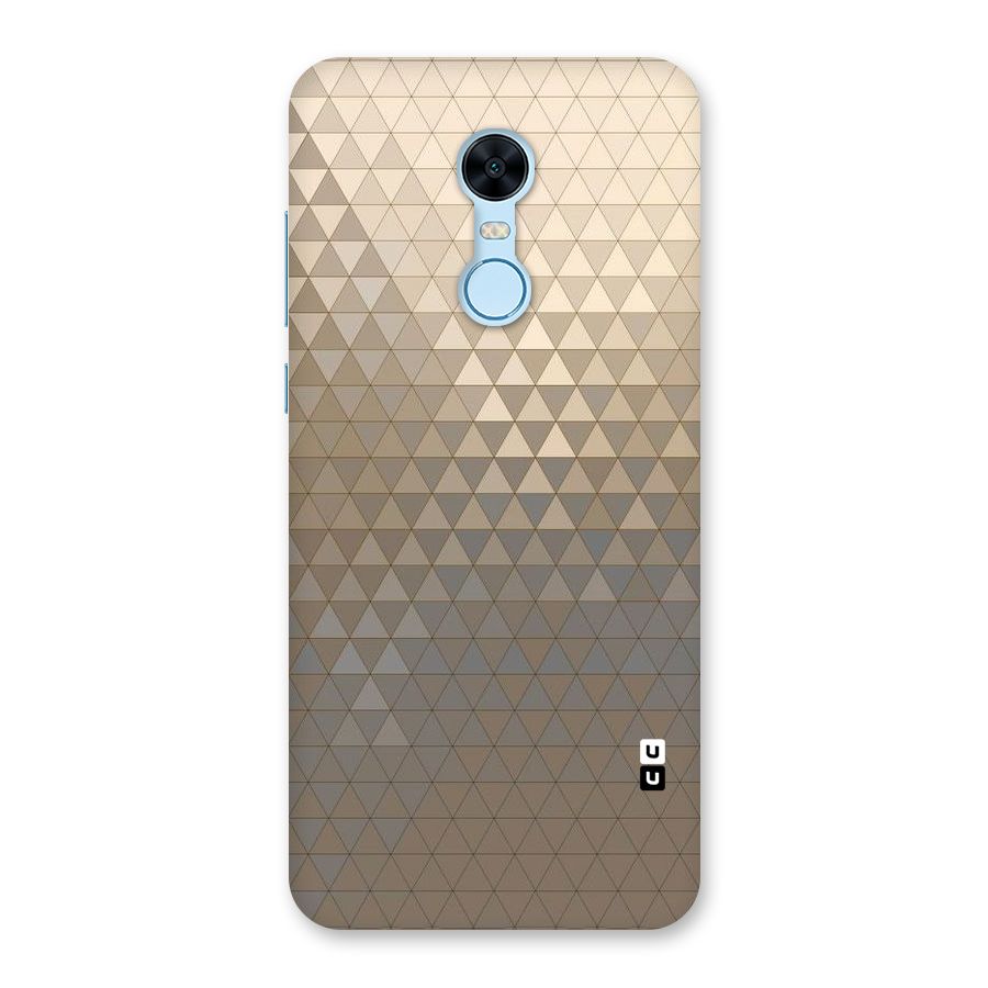 Beautiful Golden Pattern Back Case for Redmi Note 5