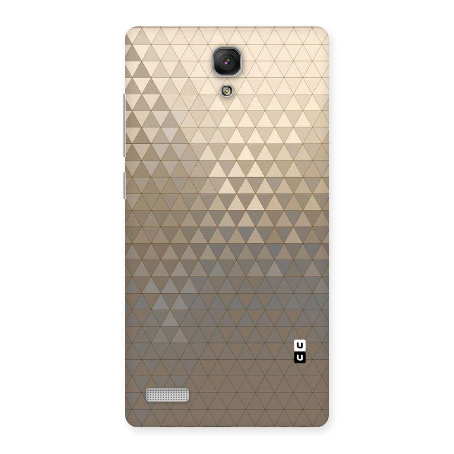 Beautiful Golden Pattern Back Case for Redmi Note Prime