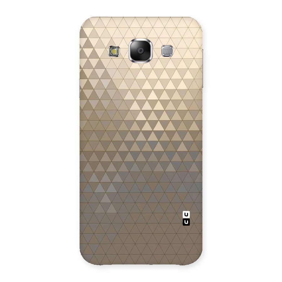 Beautiful Golden Pattern Back Case for Samsung Galaxy E5