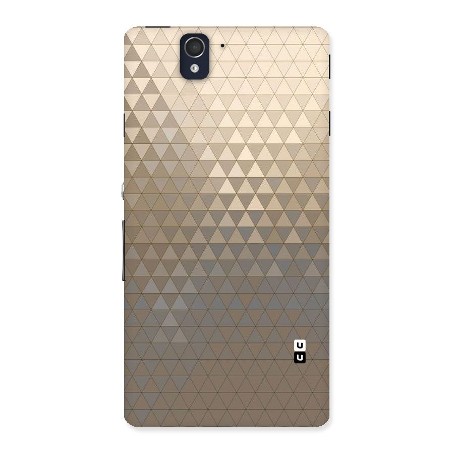 Beautiful Golden Pattern Back Case for Sony Xperia Z