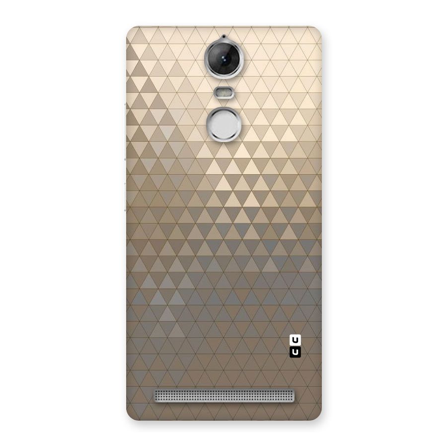 Beautiful Golden Pattern Back Case for Vibe K5 Note