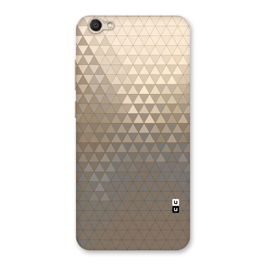 Beautiful Golden Pattern Back Case for Vivo V5