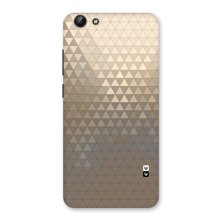 Beautiful Golden Pattern Back Case for Vivo Y69