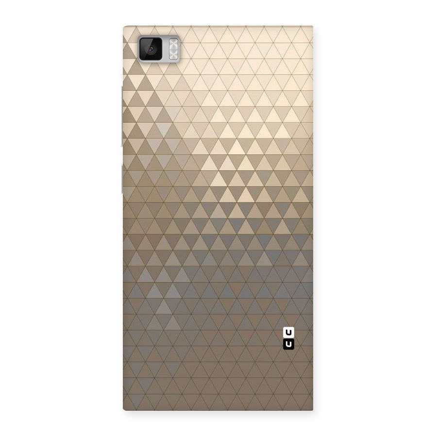 Beautiful Golden Pattern Back Case for Xiaomi Mi3