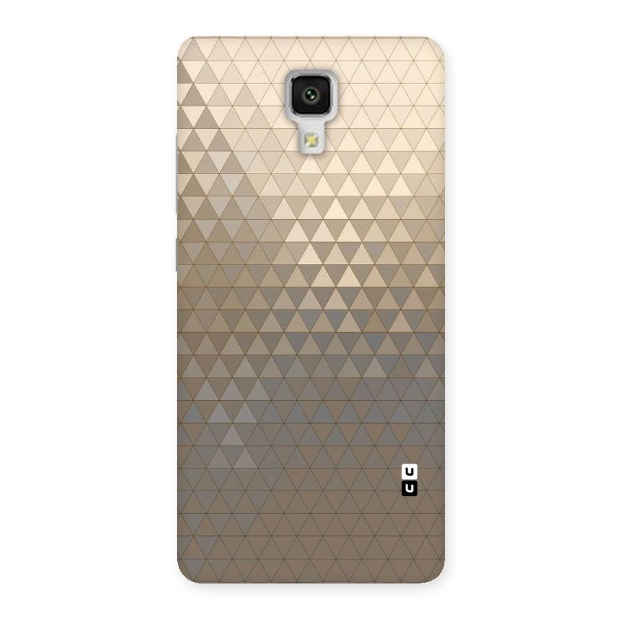 Beautiful Golden Pattern Back Case for Xiaomi Mi 4