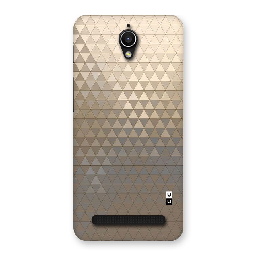 Beautiful Golden Pattern Back Case for Zenfone Go