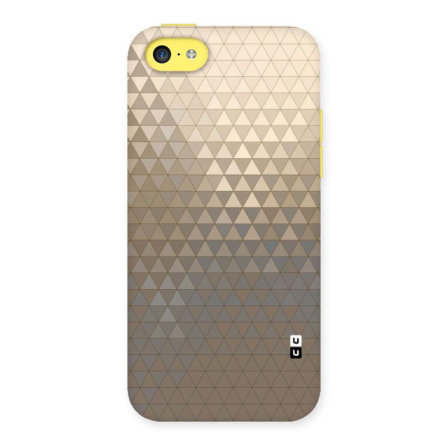 Beautiful Golden Pattern Back Case for iPhone 5C