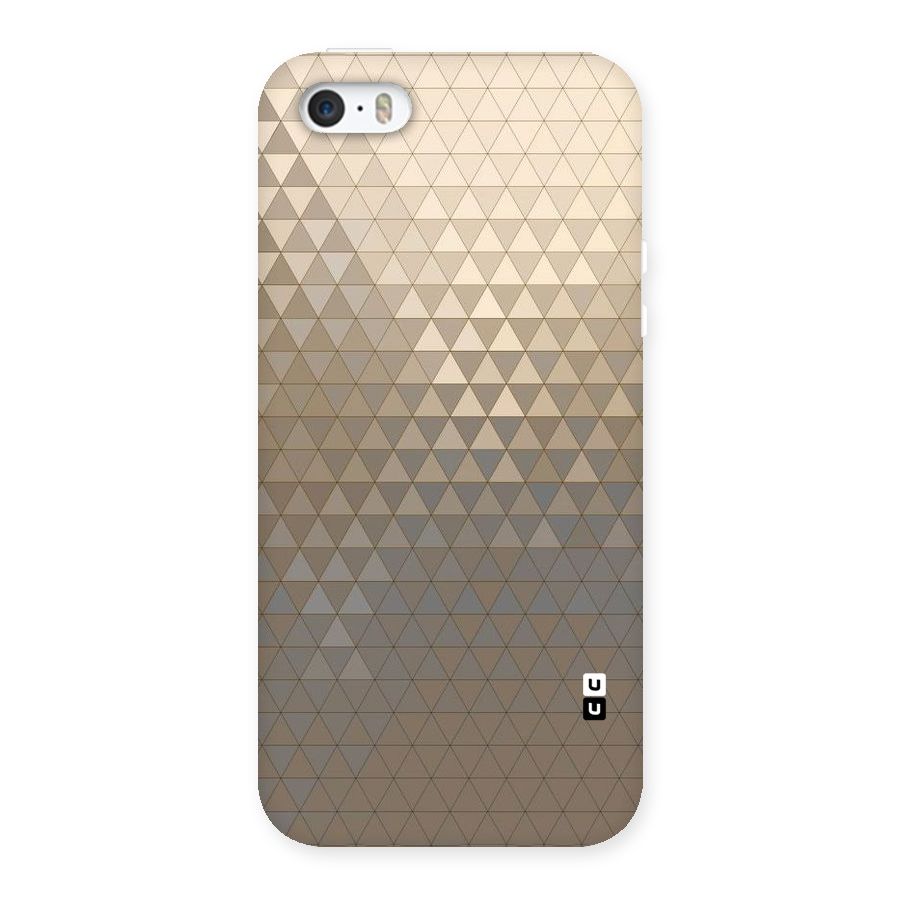 Beautiful Golden Pattern Back Case for iPhone SE