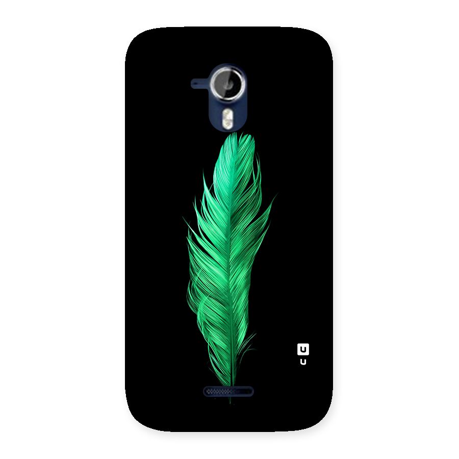 Beautiful Green Feather Back Case for Canvas Magnus A117