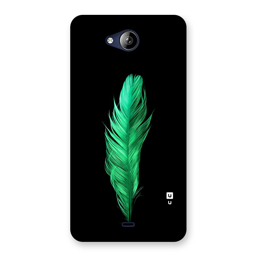 Beautiful Green Feather Back Case for Canvas Play Q355