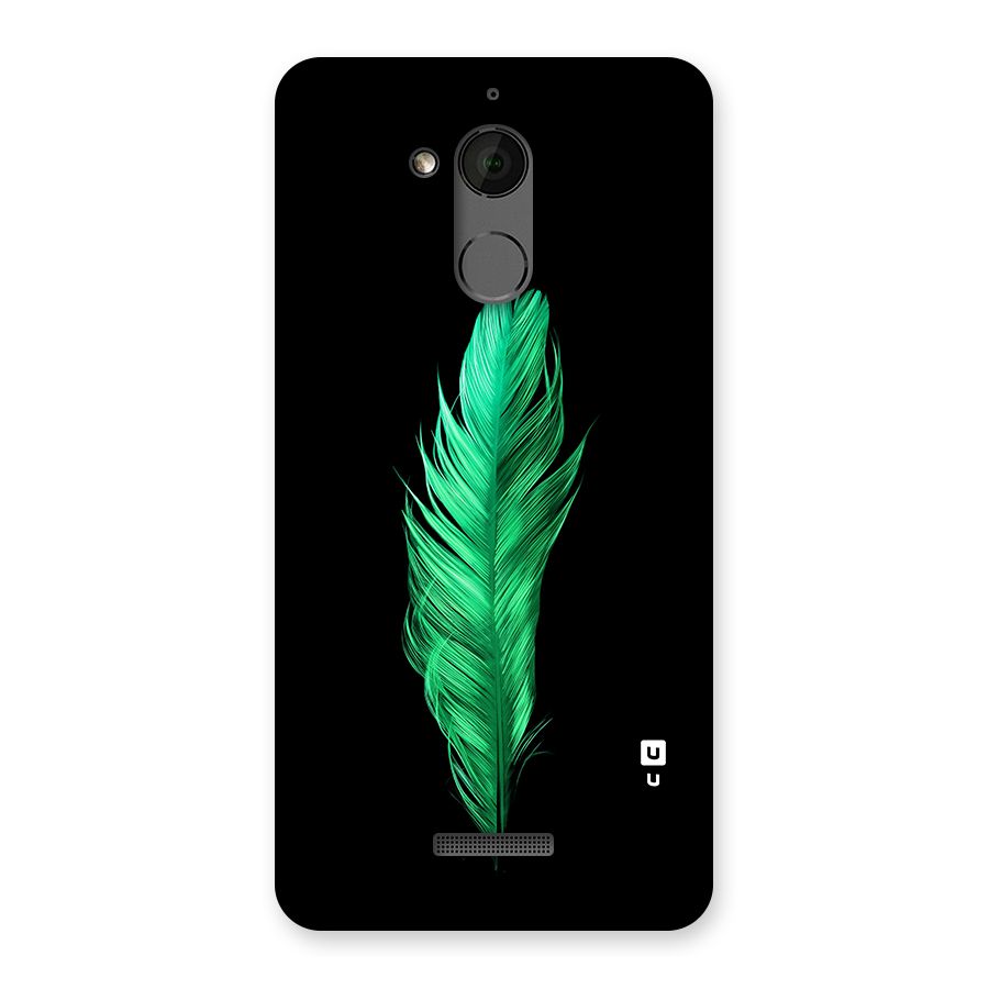 Beautiful Green Feather Back Case for Coolpad Note 5