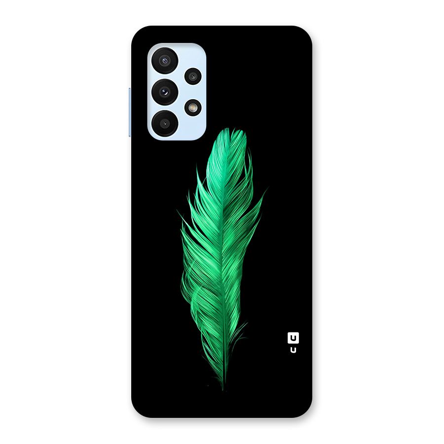 Beautiful Green Feather Back Case for Galaxy A23