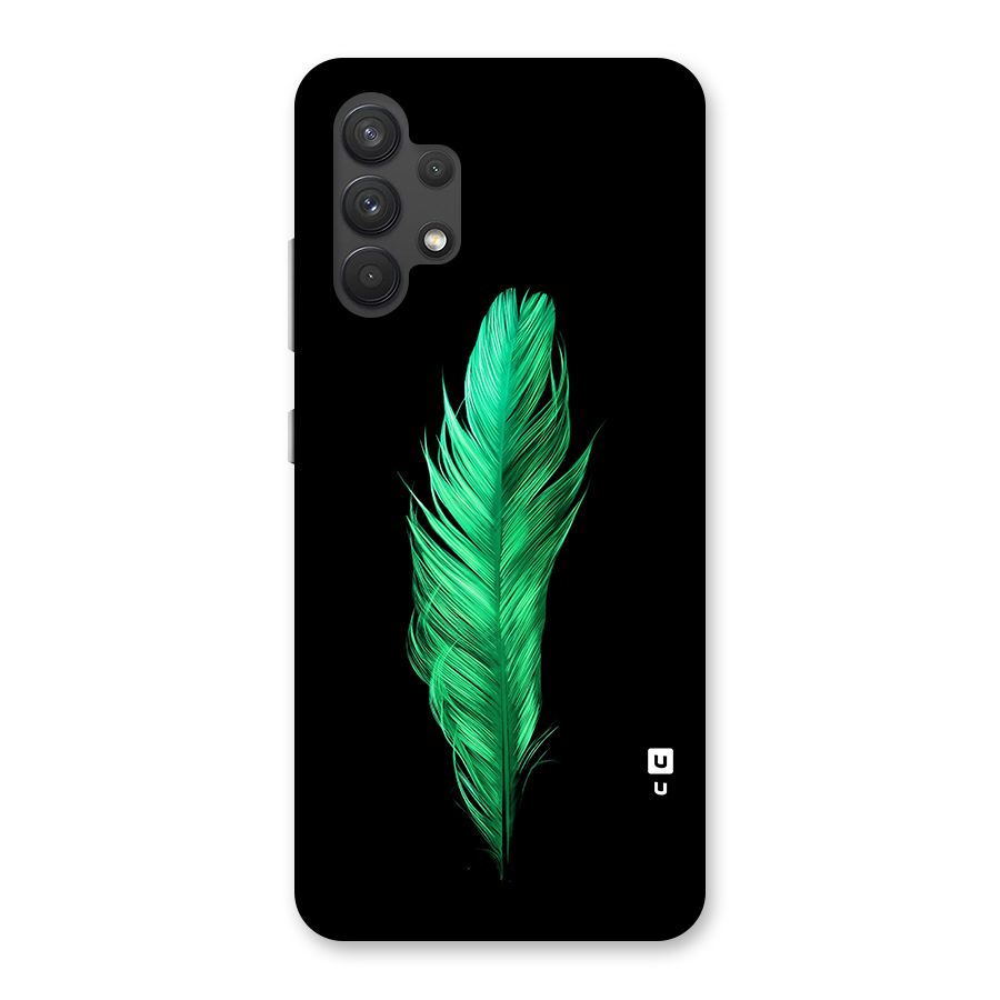 Beautiful Green Feather Back Case for Galaxy A32