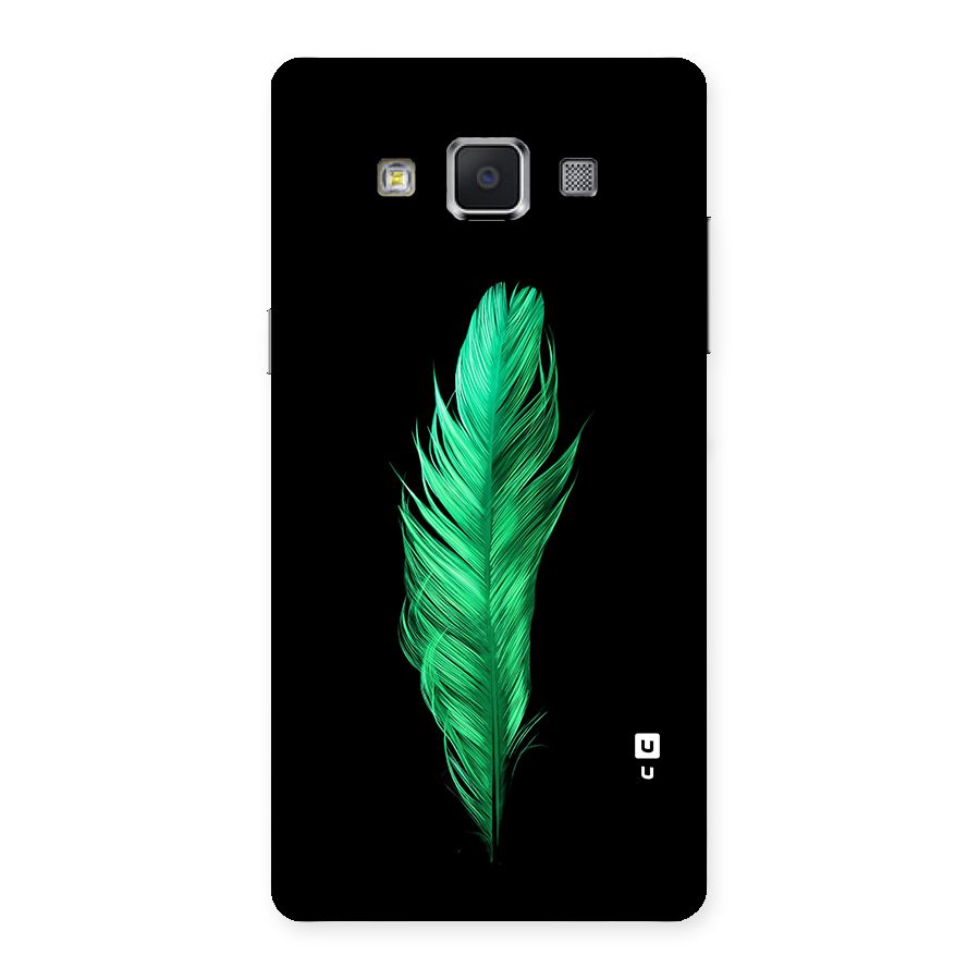 Beautiful Green Feather Back Case for Galaxy A5