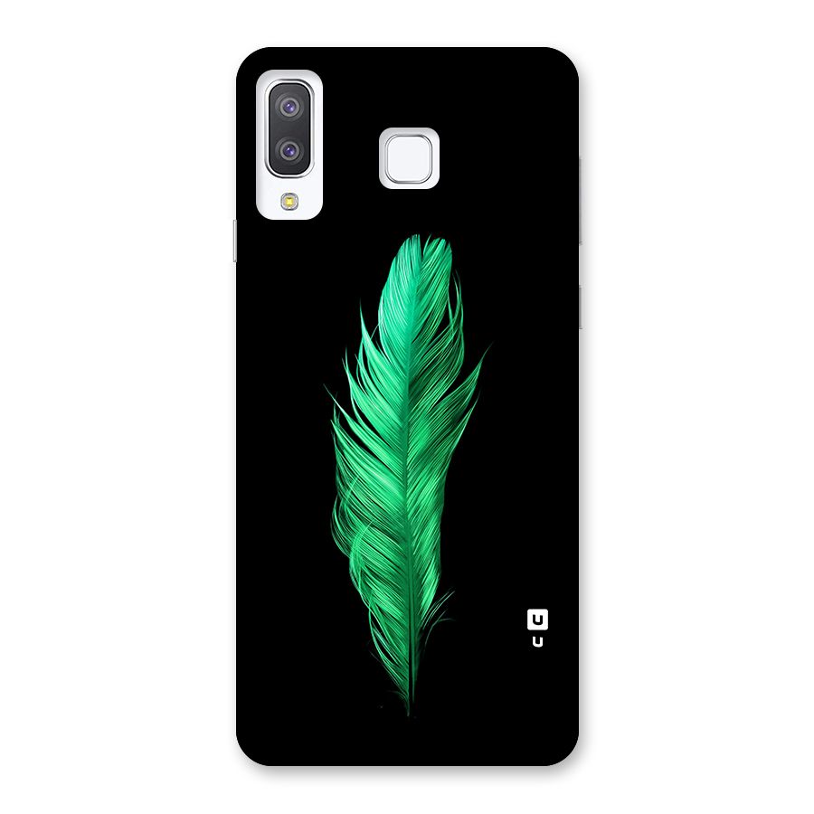 Beautiful Green Feather Back Case for Galaxy A8 Star