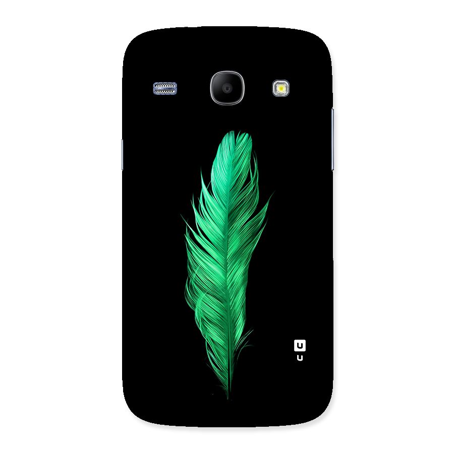 Beautiful Green Feather Back Case for Galaxy Core