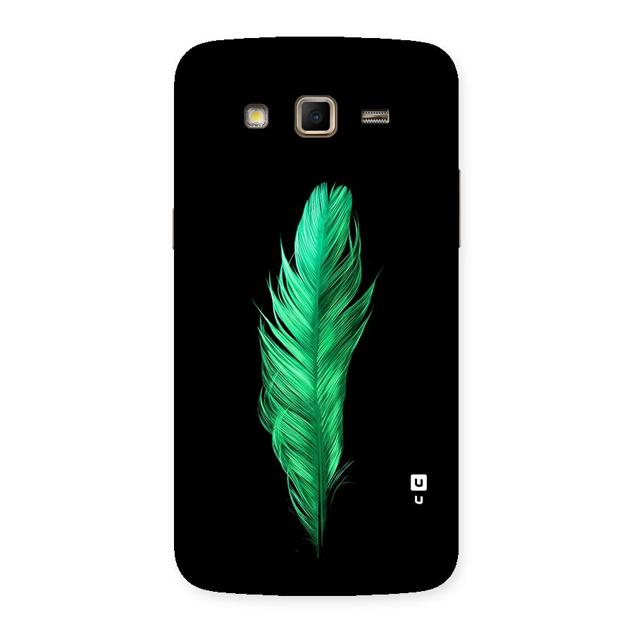 Beautiful Green Feather Back Case for Galaxy Grand 2