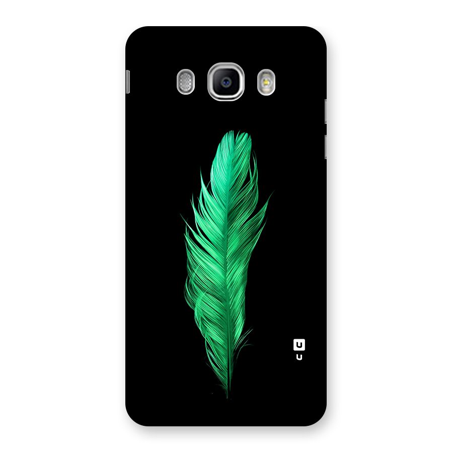 Beautiful Green Feather Back Case for Galaxy J5 2016