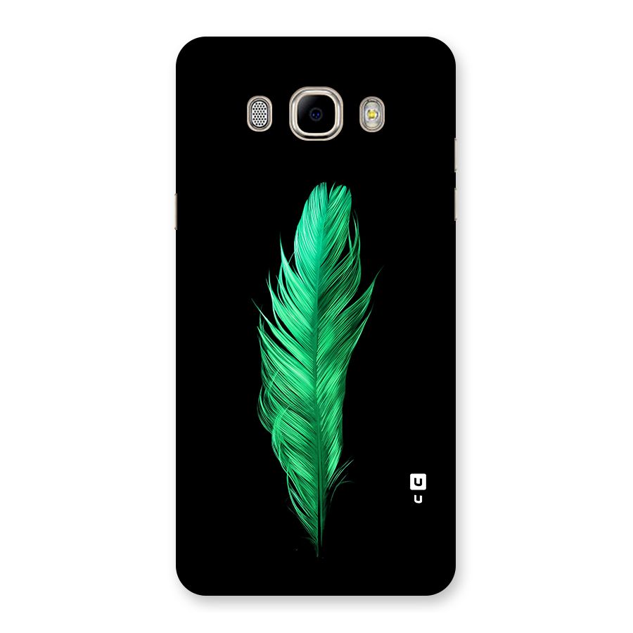 Beautiful Green Feather Back Case for Galaxy J7 2016
