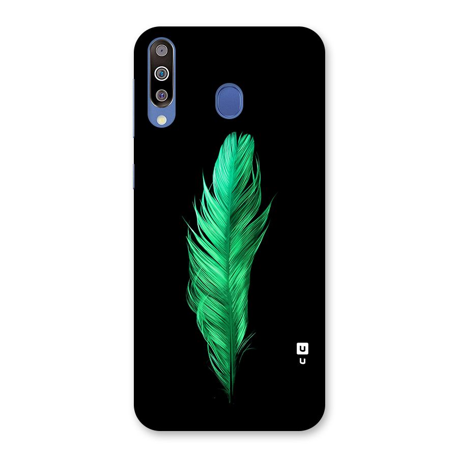 Beautiful Green Feather Back Case for Galaxy M30