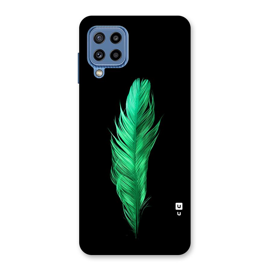Beautiful Green Feather Back Case for Galaxy M32
