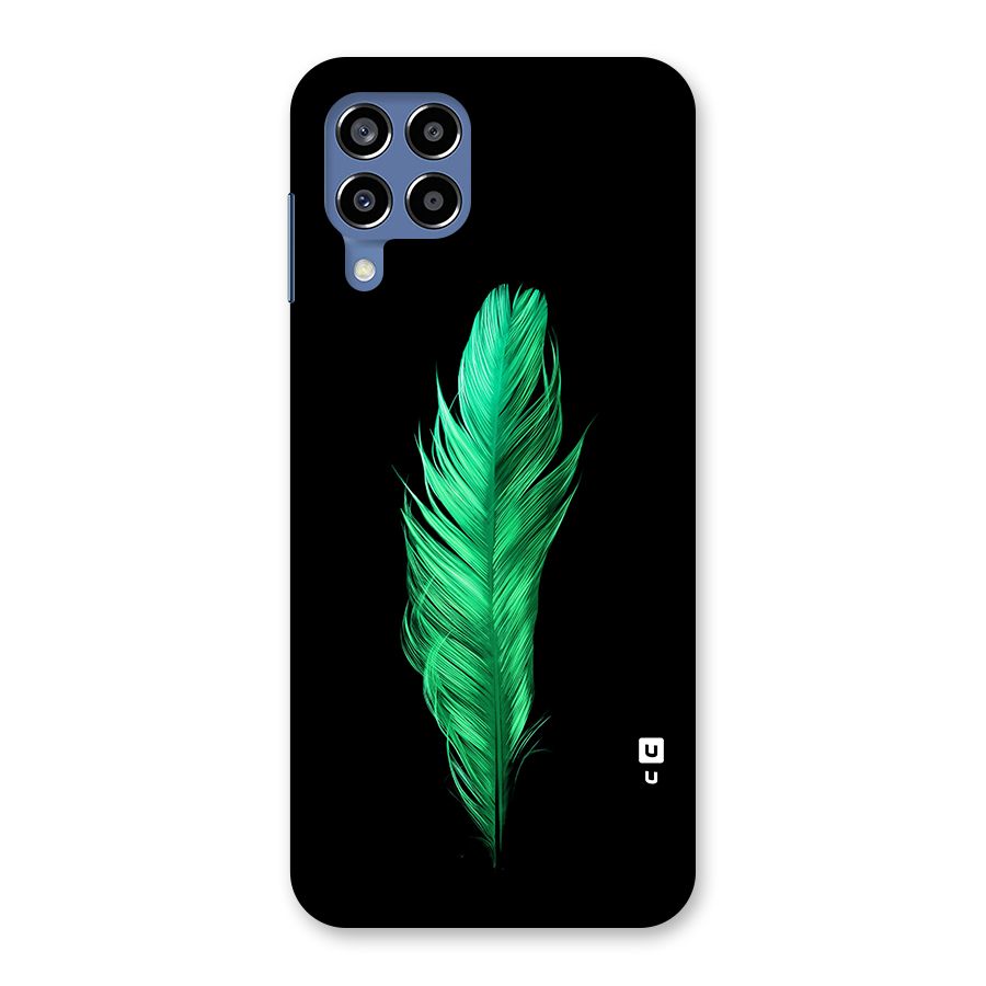 Beautiful Green Feather Back Case for Galaxy M53 5G