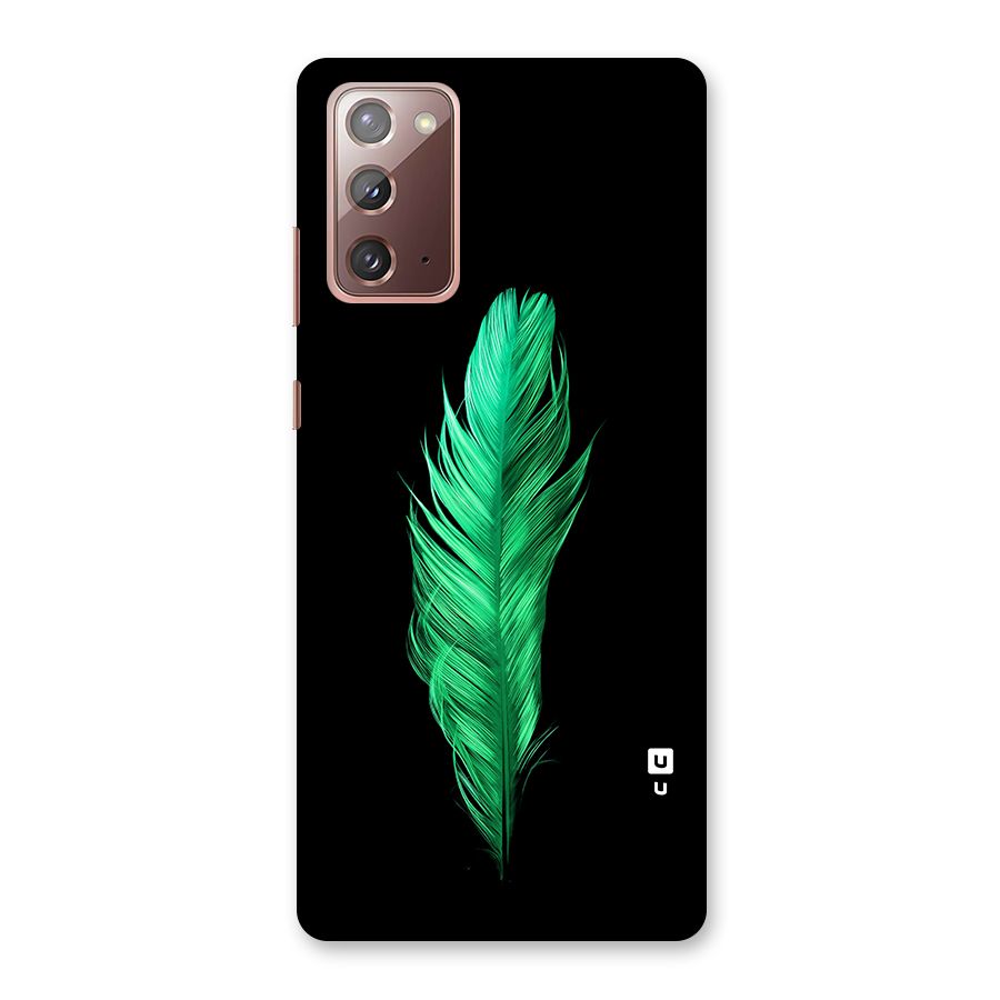 Beautiful Green Feather Back Case for Galaxy Note 20