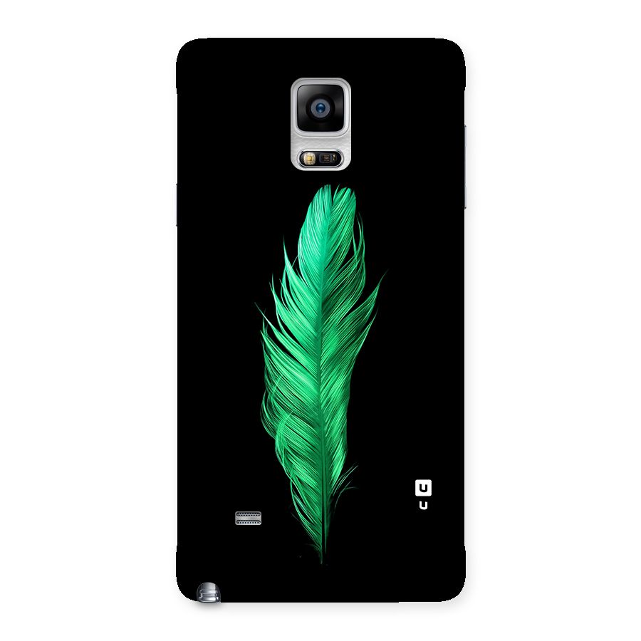 Beautiful Green Feather Back Case for Galaxy Note 4
