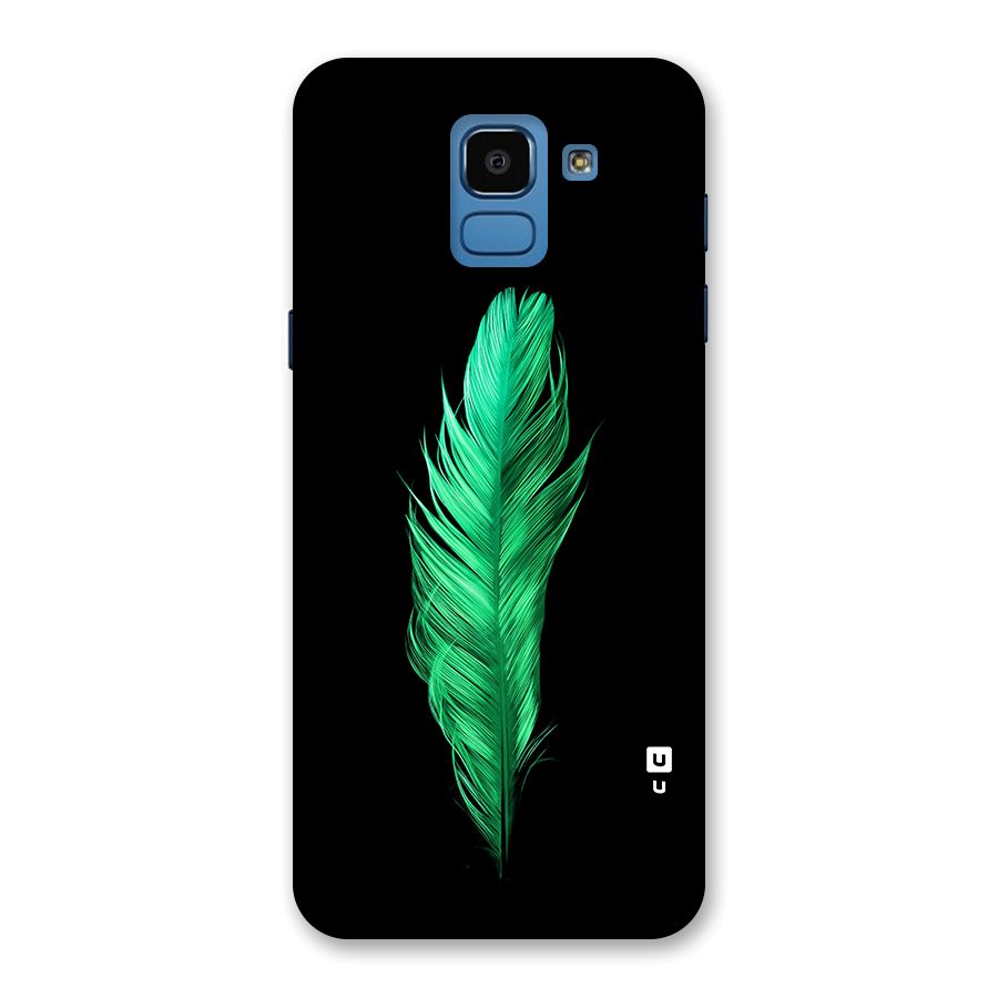 Beautiful Green Feather Back Case for Galaxy On6