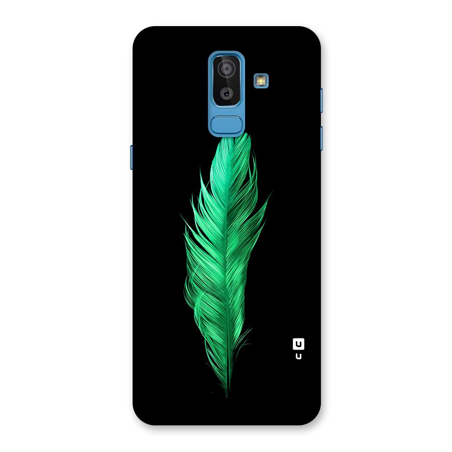 Beautiful Green Feather Back Case for Galaxy On8 (2018)