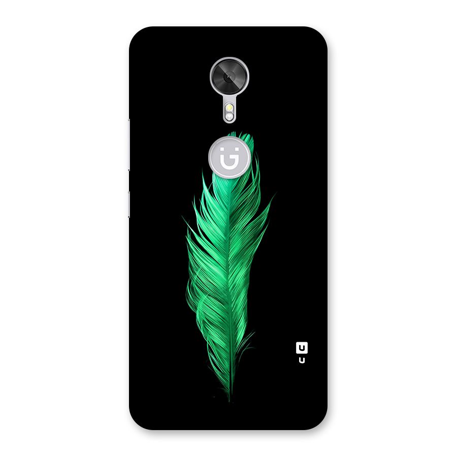Beautiful Green Feather Back Case for Gionee A1