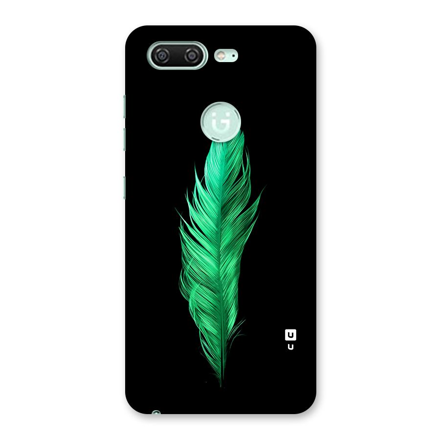 Beautiful Green Feather Back Case for Gionee S10
