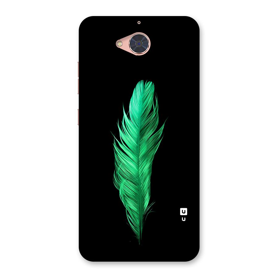 Beautiful Green Feather Back Case for Gionee S6 Pro