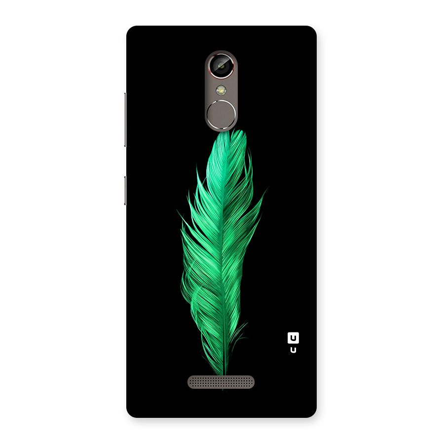 Beautiful Green Feather Back Case for Gionee S6s