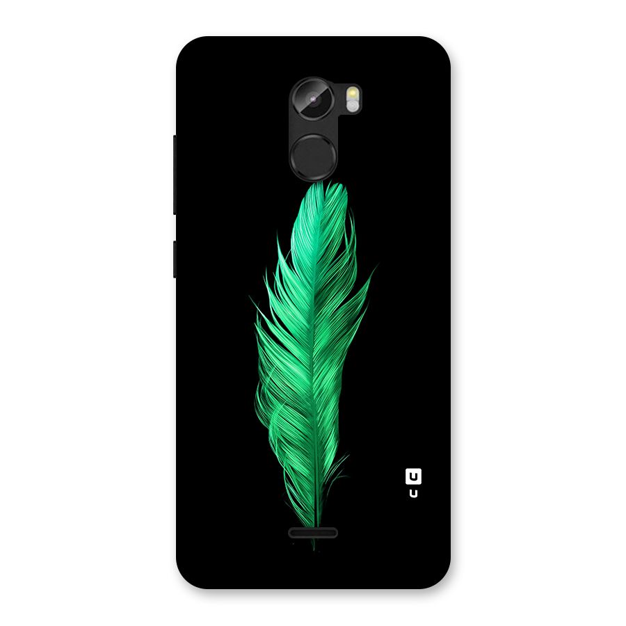 Beautiful Green Feather Back Case for Gionee X1