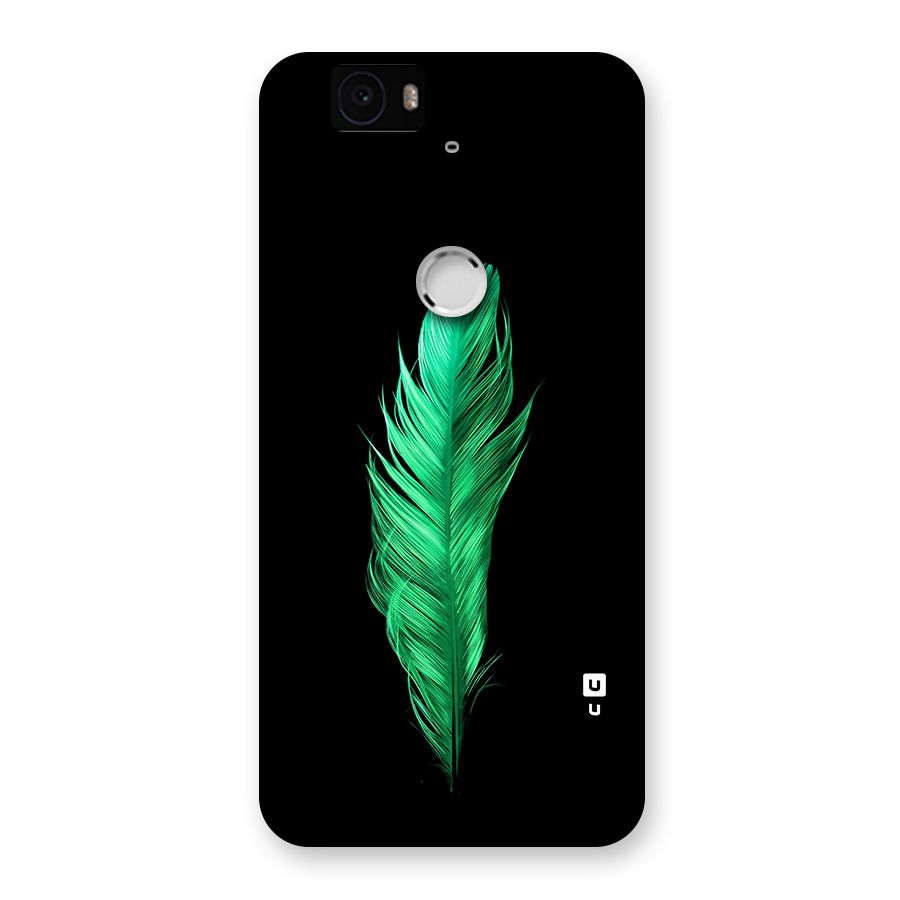 Beautiful Green Feather Back Case for Google Nexus 6P