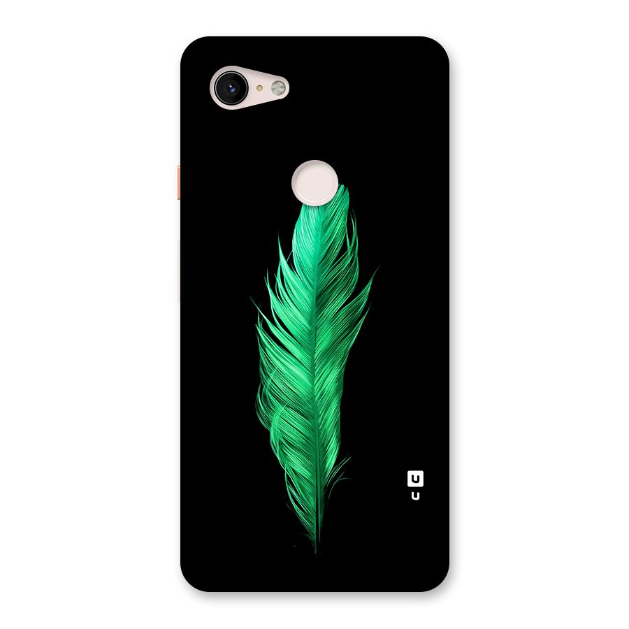 Beautiful Green Feather Back Case for Google Pixel 3 XL