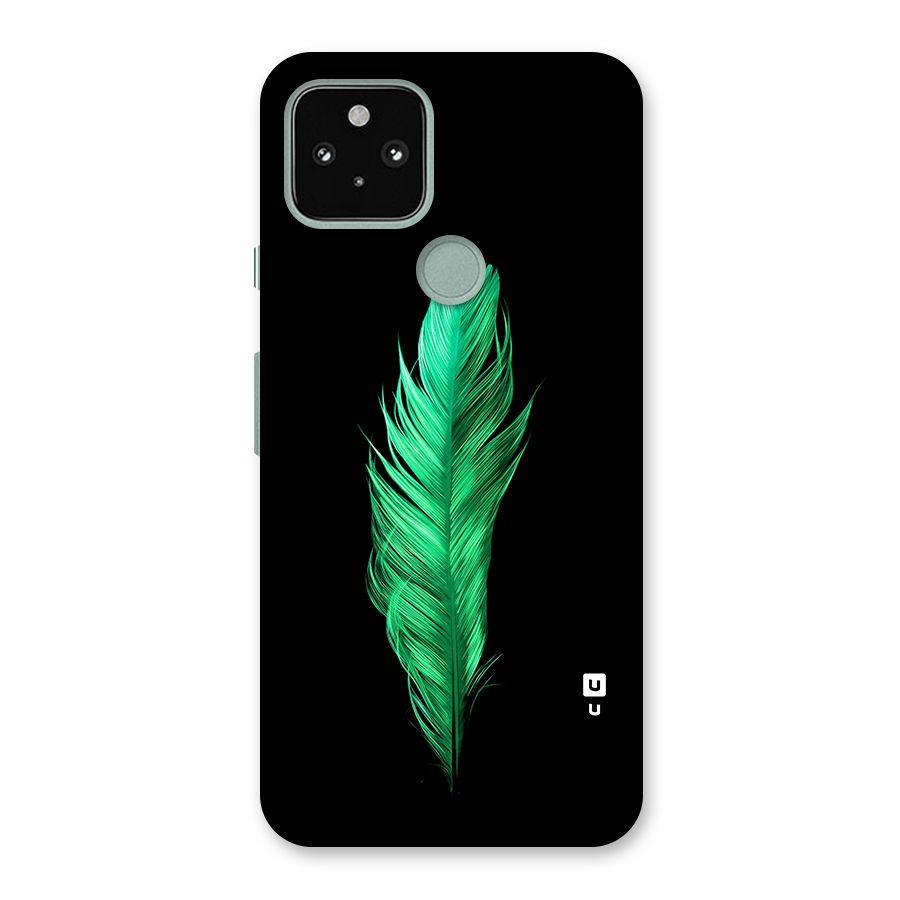 Beautiful Green Feather Back Case for Google Pixel 5