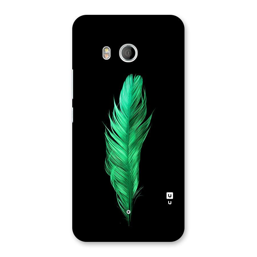 Beautiful Green Feather Back Case for HTC U11