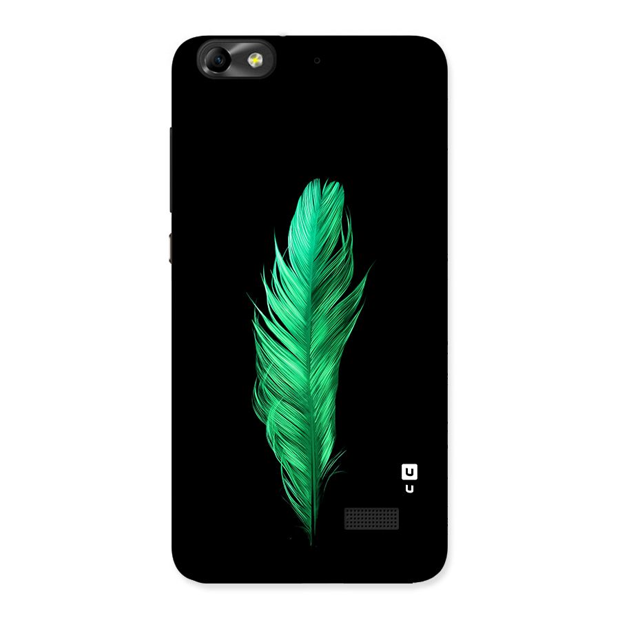 Beautiful Green Feather Back Case for Honor 4C