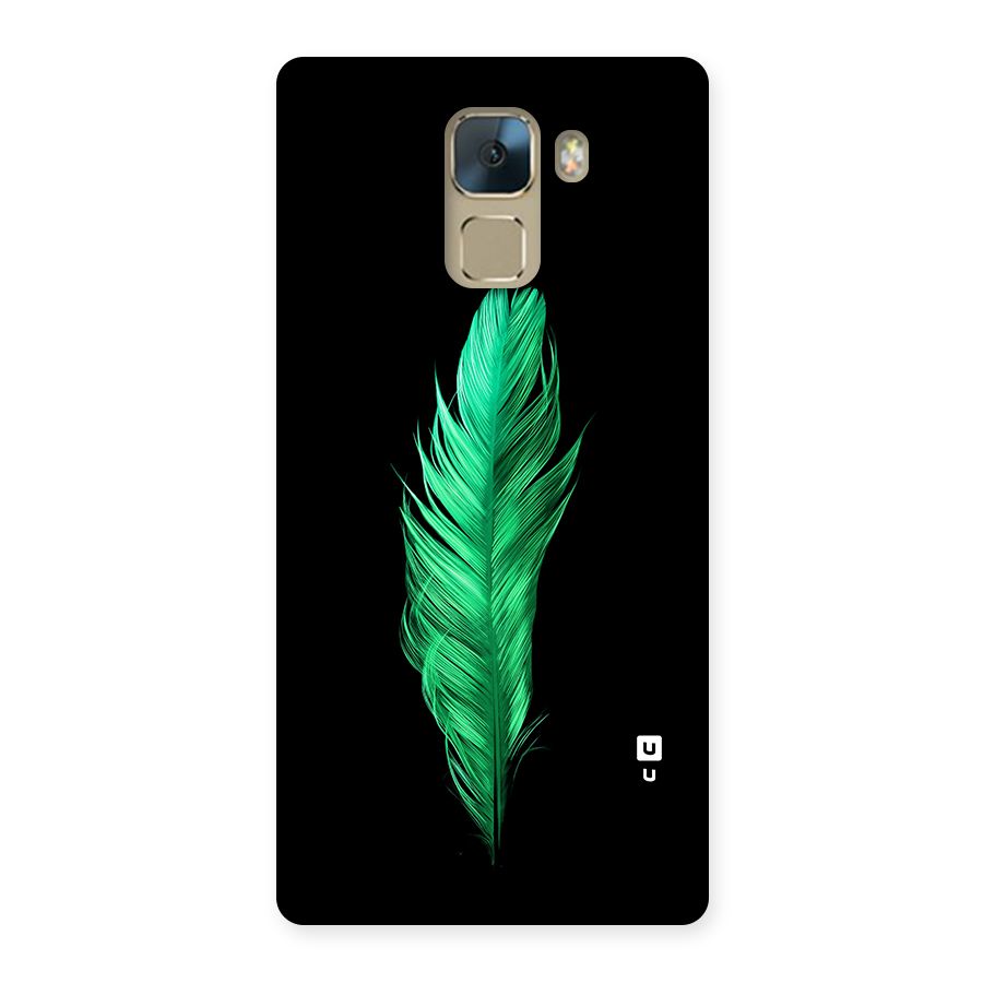 Beautiful Green Feather Back Case for Honor 7