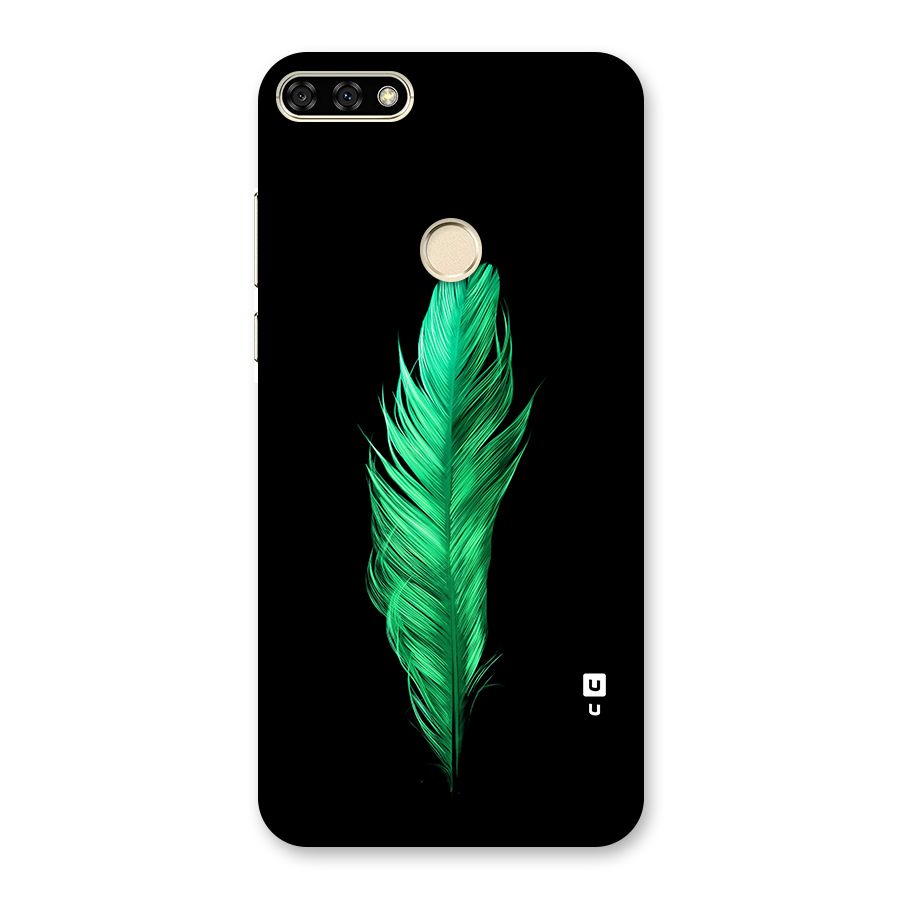 Beautiful Green Feather Back Case for Honor 7A